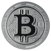 Silbermünze Bitcoin 1 Unze