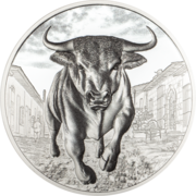 1 Unze Silbermünze Die sieben Todsünden Stier 2025 1 Unze Silbermünze Die sieben Todsünden Stier 2025