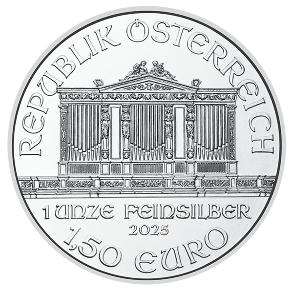 1 Unze Silber Wiener Philharmoniker 2025