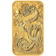 1 Unze Gold Rectangular Dragon 2024