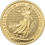 1 Unze Gold Britannia 2026 1 Unze Gold Britannia 2026