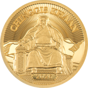 0.5 Gramm Goldmünze Chinggis Kahn 0.5 Gramm Goldmünze Chinggis Kahn