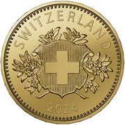 25 Franken Goldmünze PP