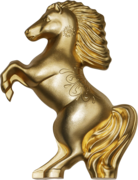 1 Unze Silber Pferd (vergoldet) 2026 1 Unze Silber Pferd (vergoldet) 2026