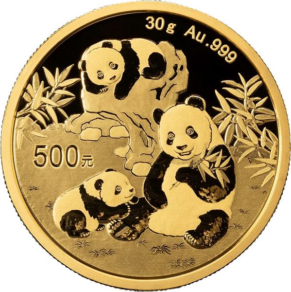 30 Gramm Gold China Panda 2025