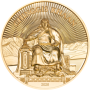 1 Unze Goldmünze Chinggis Kahn 1 Unze Goldmünze Chinggis Kahn